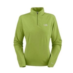 North Face Green Fleece Pullover Sweatshirt M